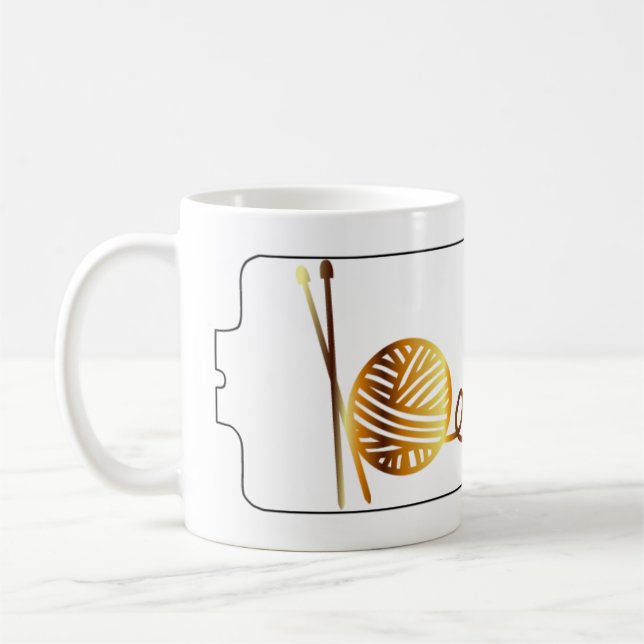 Taza De Café Oro de combustible de punto (Izquierda)