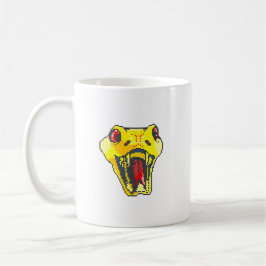 Taza De Café oro de píxeles de serpiente