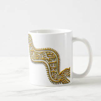 Taza De Café Oro de serpiente maya