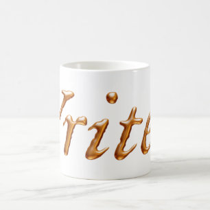 Taza De Café Oro del escritor