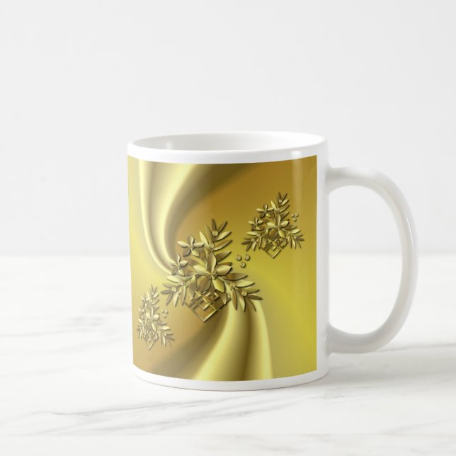 Taza De Café Oro puro (Derecha)