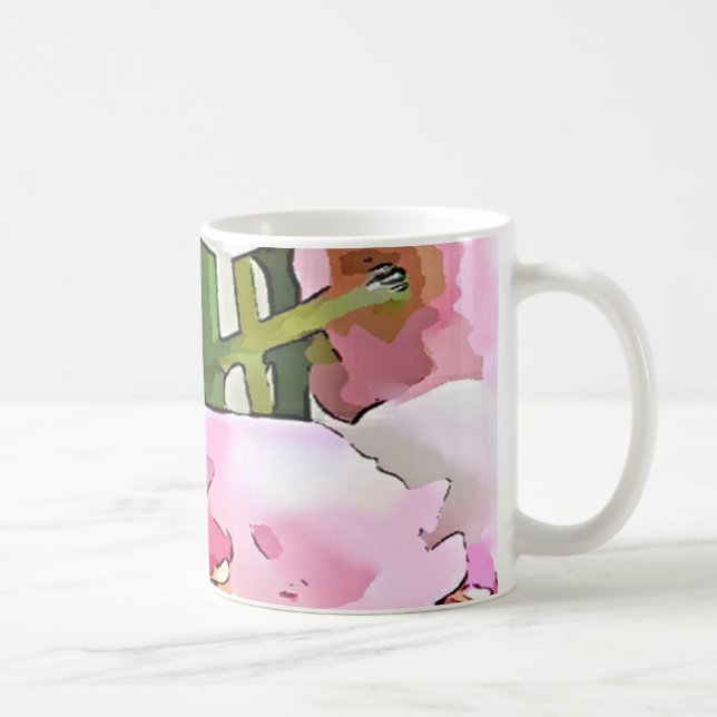 Taza De Café Orquídea rosa (Derecha)
