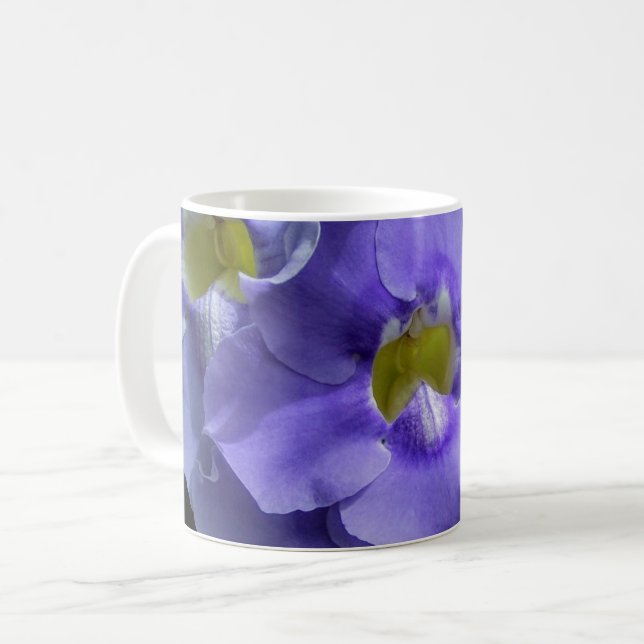 Taza De Café Orquídeas púrpuras (Anverso izquierdo)
