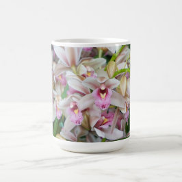 Taza De Café Orquídeas rosadas