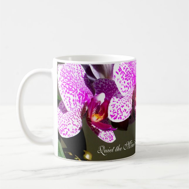Taza De Café Orquídeas rosas (Izquierda)