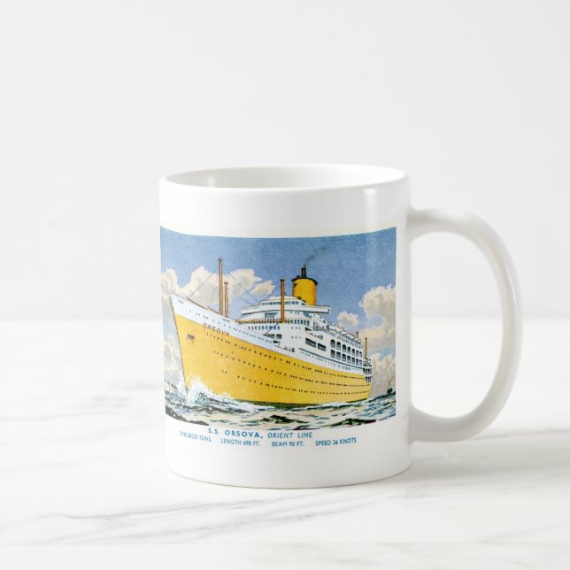 Taza De Café Orsova de Orient Line (Derecha)