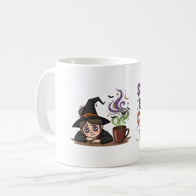 Taza De Café Ortografía personalizada antes de café Mug (Anverso izquierdo)