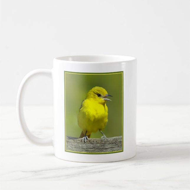 Taza De Café Ortolano Oriol - Fotografía Original (Izquierda)