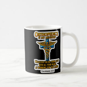 Taza De Café Ortopedista Cristiano Doctor Ortopedia Es Mi Min
