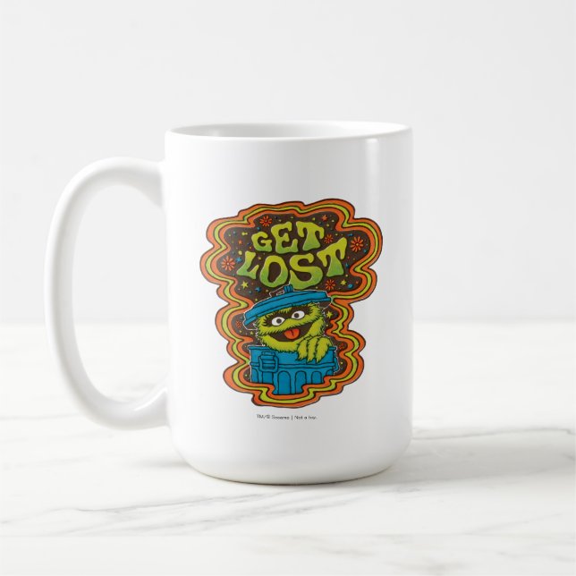 Taza De Café Oscar el Basurero | Psicodélico (Izquierda)