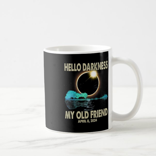 Taza De Café Oscuridad Mi amigo Funny Eclipse Solar 2024 Abril (Derecha)