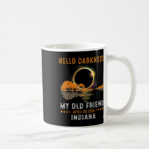 Taza De Café Oscuridad Mi viejo amigo Eclipse Total 2024 Indian