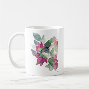 Taza De Café Oscuro Ojo Junco Bird Watercolor Arte Café Mug