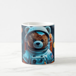 Taza De Café Osito Astronauta Cósmico