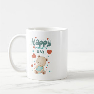 Taza De Café Osito bebé te felicita el día de la madre