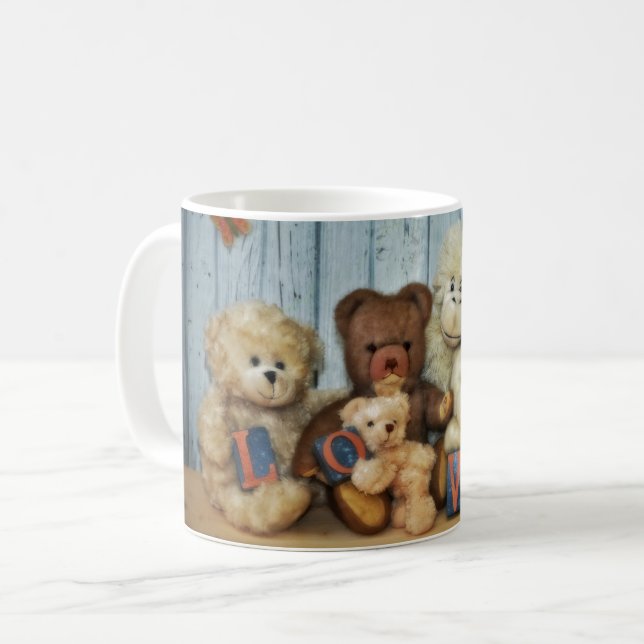 Taza De Café Osito con amigo (Anverso izquierdo)