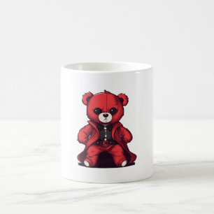 Taza De Café Osito de peluche rojo lindo