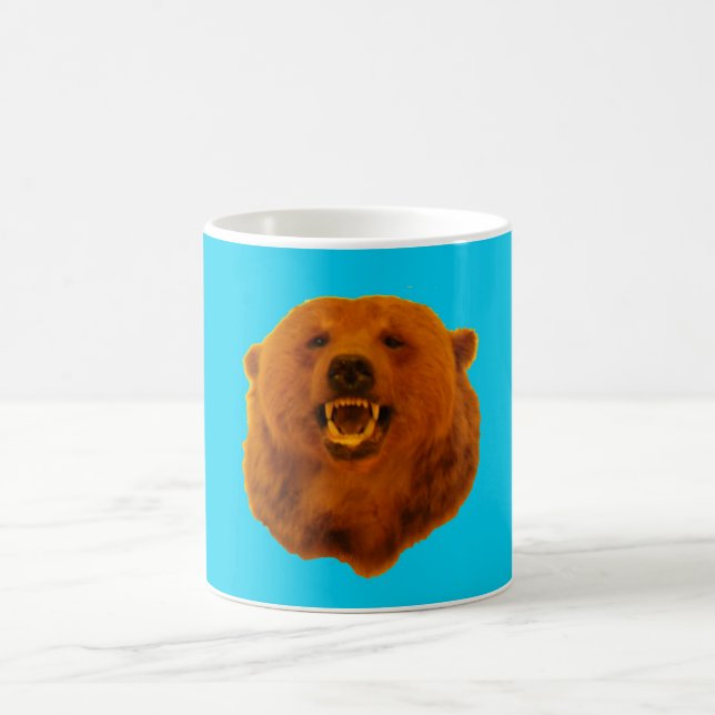Taza De Café Oso amarillo - azul 0n (Centro)