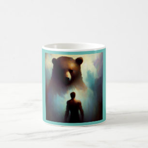 Taza De Café Oso animal espiritual 1