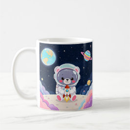 Taza De Café Oso Astronauta de Abrazo Cósmico