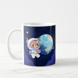 Taza De Café Oso Astronauta de Abrazo Cósmico