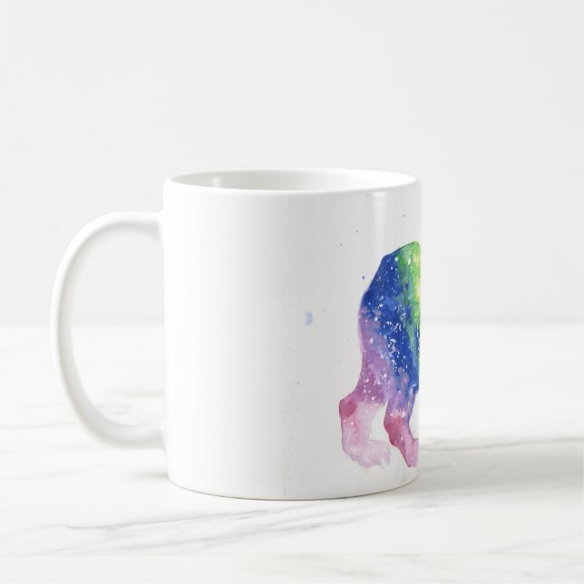 Taza De Café Oso colorido (Izquierda)