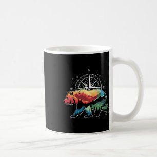 Taza De Café Oso Comp excursionista al aire libre