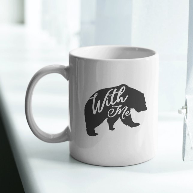 Taza De Café Oso con mí Pun Dad Chiste Funny (Subido por el creador)