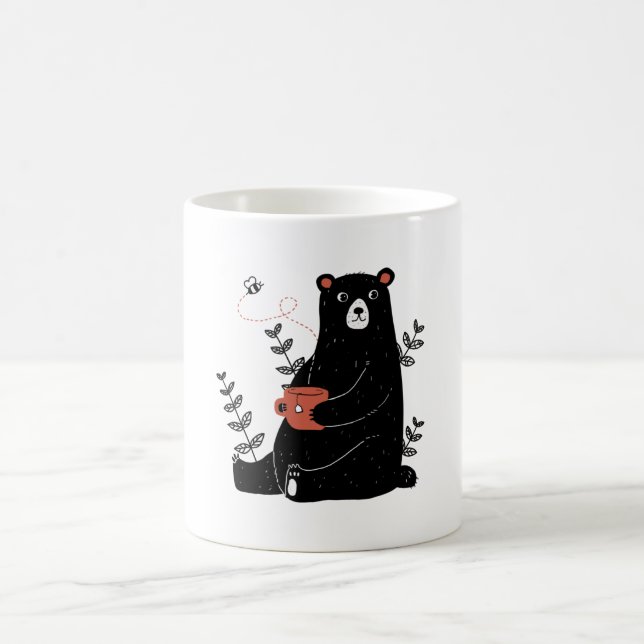 Taza De Café Oso Con Té (Centro)