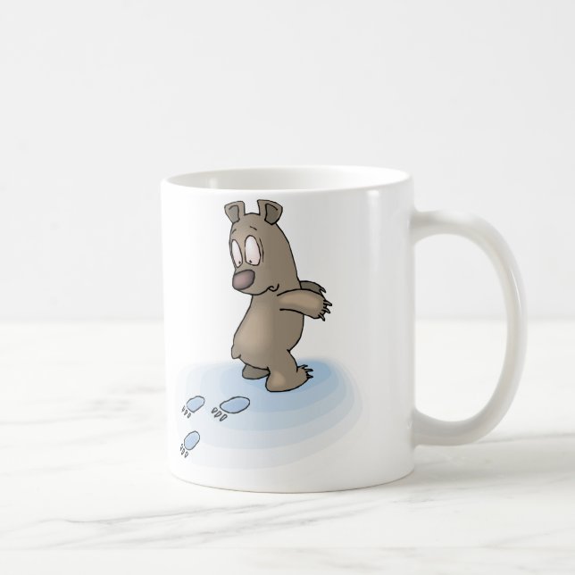 Taza De Café Oso confuso (Derecha)