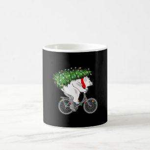 Taza De Café Oso Cuto Con Regalo De Árbol De Navidad Para Cicli