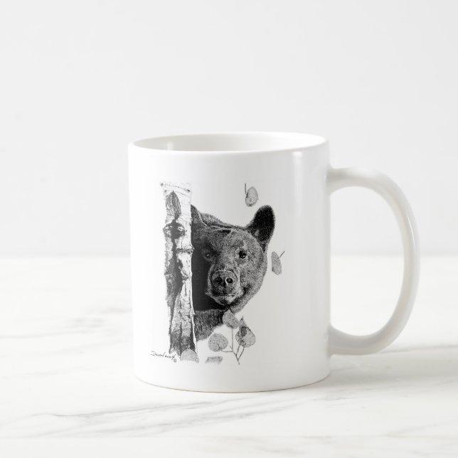 Taza De Café Oso de Aspen (Derecha)