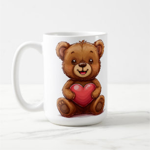 Taza De Café Oso de dibujos animados lindo