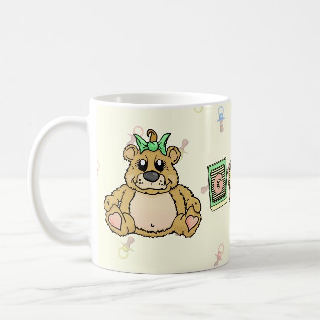 Taza De Café Oso de Emma del ~ de la abuela (Izquierda)