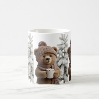 Taza De Café Oso de invierno Hygge - Amante del cacao dulce