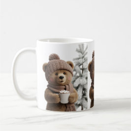 Taza De Café Oso de invierno Hygge - Amante del cacao dulce
