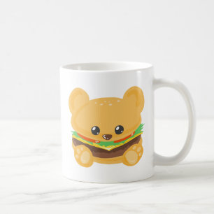 Taza De Café Oso de la hamburguesa