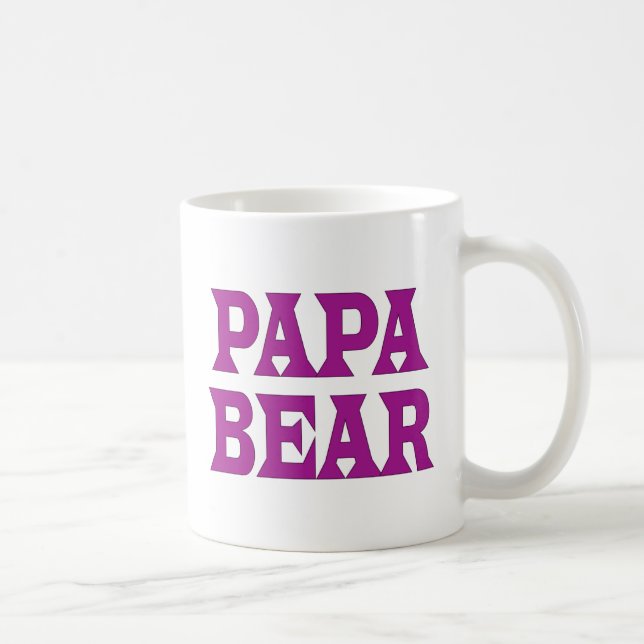 Taza De Café Oso de la papá (Derecha)