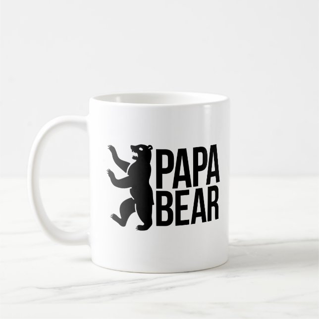 Taza De Café Oso de la papá (Izquierda)