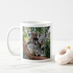 Taza De Café Oso de Madre y Bebé Koala