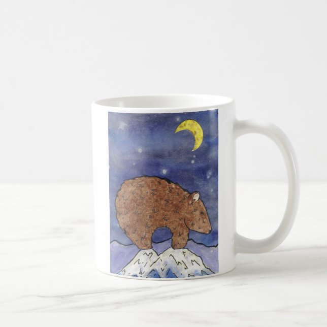 Taza De Café Oso de medianoche (Derecha)
