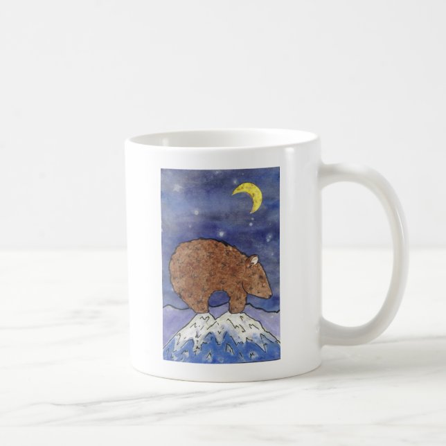 Taza De Café Oso de medianoche (Derecha)