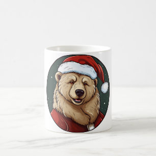 Taza De Café Oso de Navidad