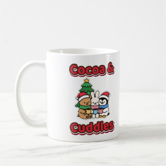 Taza De Café Oso de Navidad Cocoa and Cuddles Conejo Pingüino