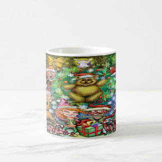 Taza De Café Oso de Navidad con Adornos