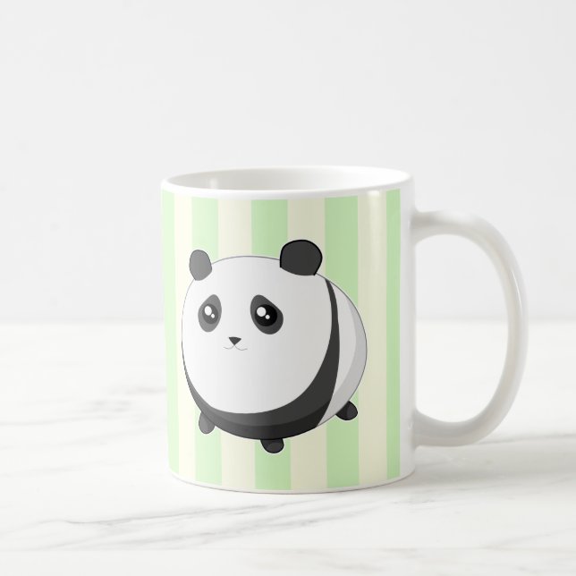 Taza De Café Oso de panda rechoncho lindo de Kawaii (Derecha)