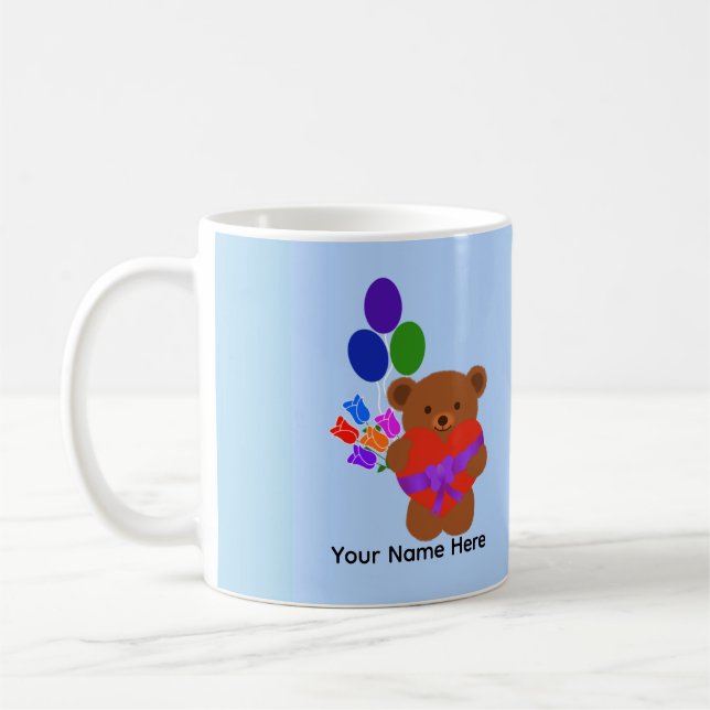 Taza De Café Oso de peluche #3 Mug (Izquierda)