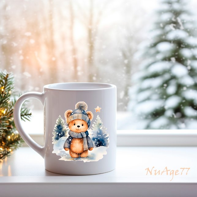 Taza De Café Oso de peluche en el bosque, personalizado (Subido por el creador)