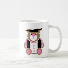 Taza De Café Oso de peluche femenino lindo y personalizado