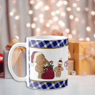 Taza De Café Oso de peluche y hombre de pan de jengibre